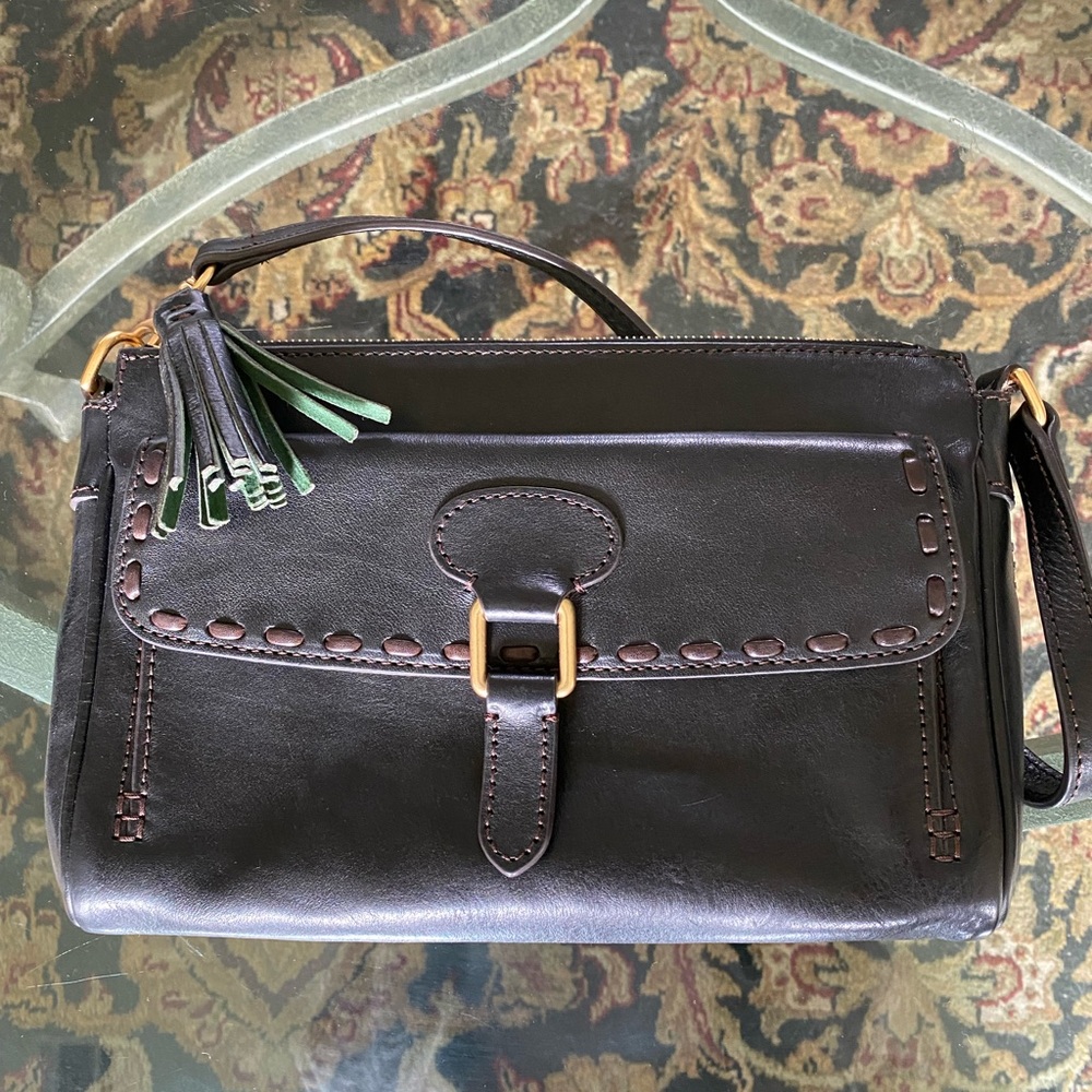 Beautiful Dooney Black Florentine Clutch